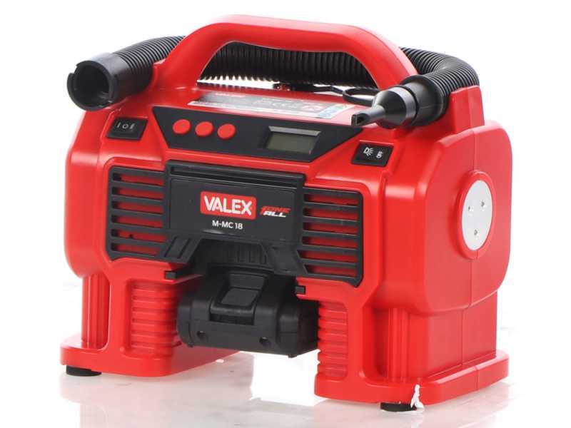 VALEX M-MC18 - Compressore aria a batteria - 18 V 2 Ah