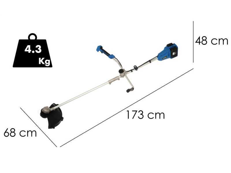 Hyundai LCGT777-5 - Decespugliatore a batteria - 40V 2x20V-4Ah