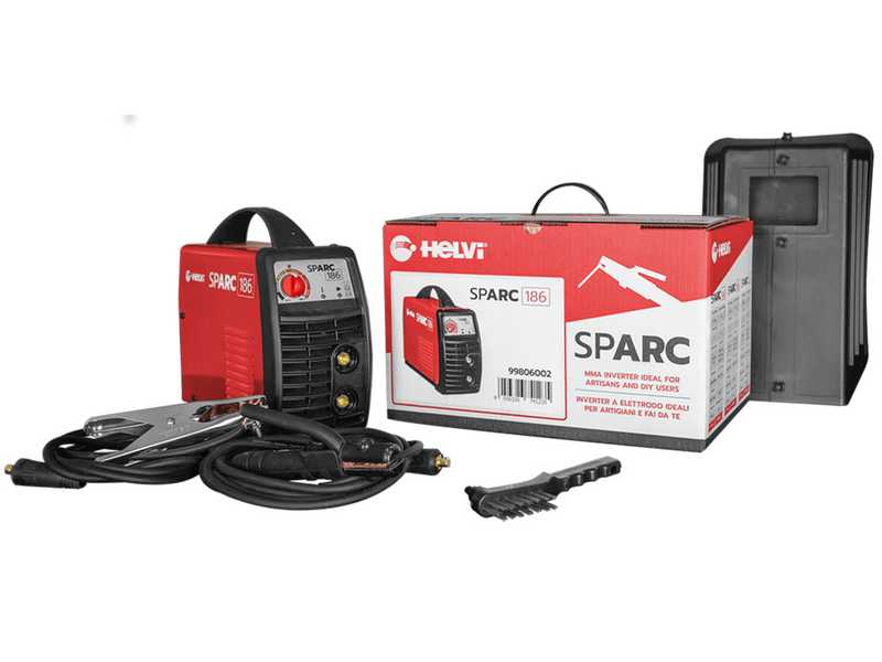 Helvi Sparc 186  - Saldatrice Inverter (MMA) + Kit, corrente continua (DC)