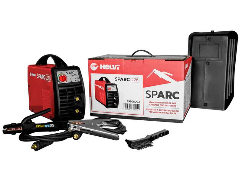 Helvi Sparc 226  - Saldatrice Inverter (MMA) + Kit, corrente continua (DC)