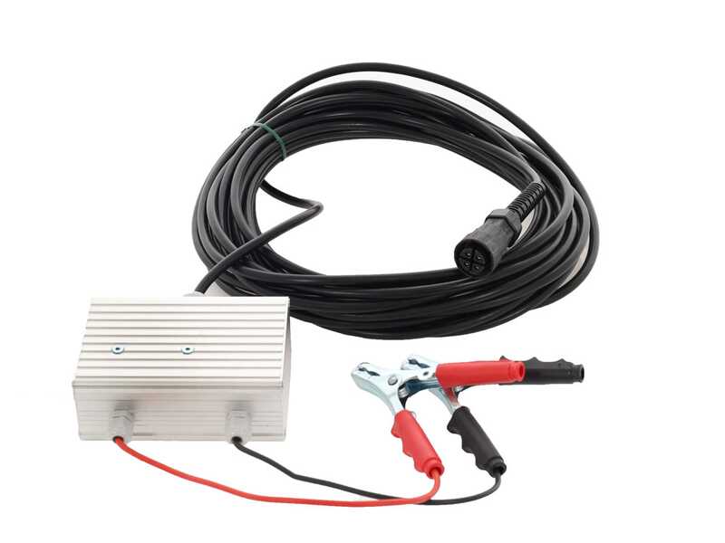 EGO - Set 2 abbacchiatori EGO Lotus - 1 asta fissa &amp; 1 asta telescopica - SENZA BATTERIE E CARICABATTERIE