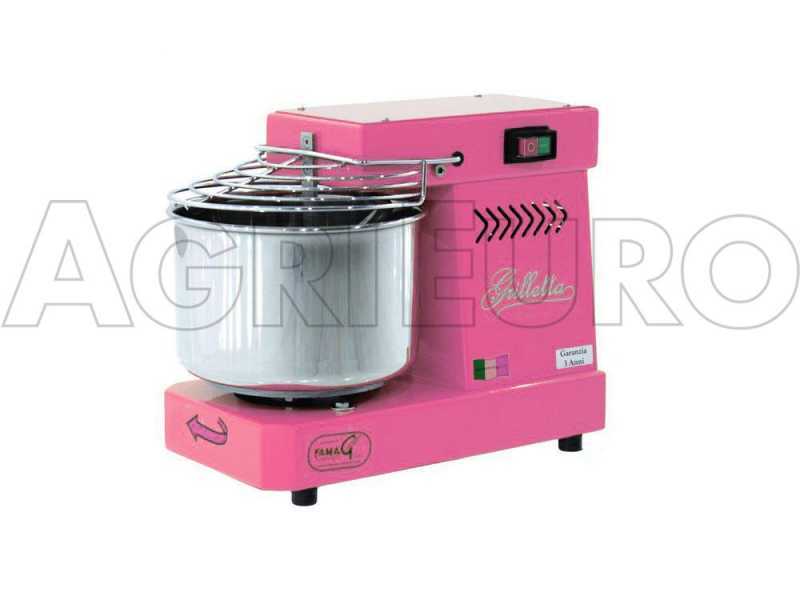 Impastatrice a spirale 5 kg elettrica - Famag Grilletta IM 5 Color - Rosa