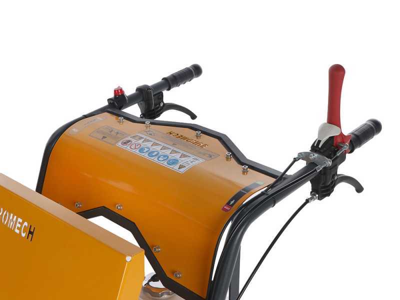 EuroMech EM500H-Agri - Motocarriola cingolata cassone estensibile 500Kg