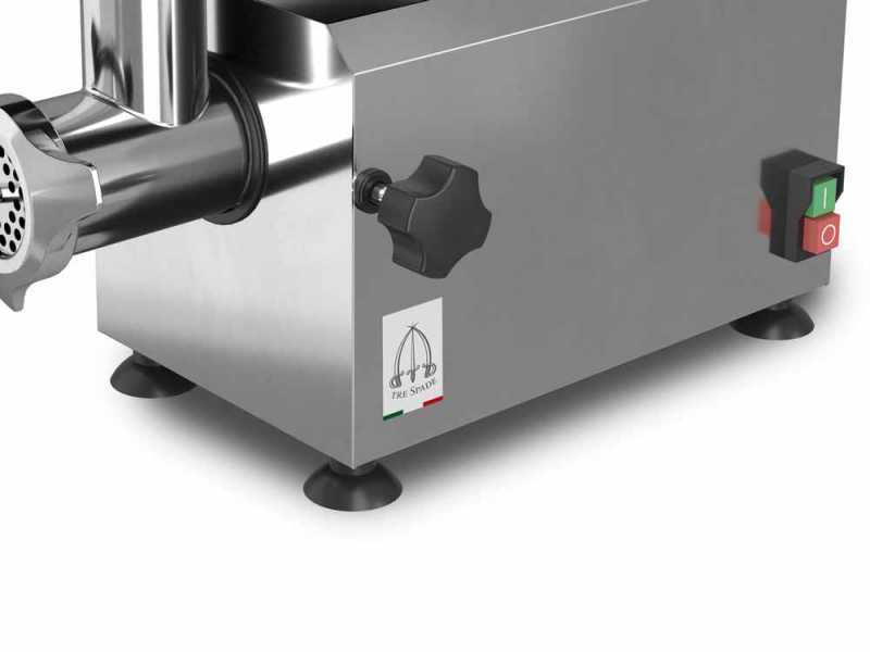 Tritacarne elettrico professionale TC-22 Inox Deluxe Tre spade