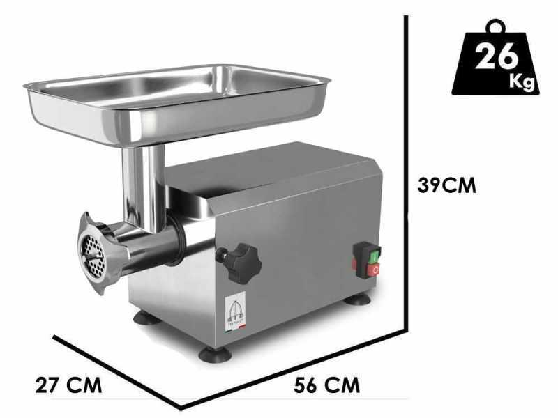 Tre Spade TC-22 PRO INOX DELUXE - Tritacarne elettrico - 1100w - N.22