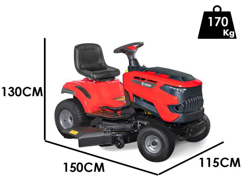 Blue Bird TR SL 98H - Trattorino rasaerba con cambio idrostatico - scarico laterale