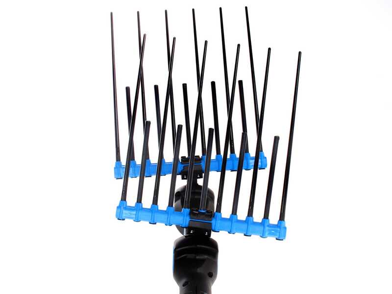 Campagnola Alice STAR 58 PLUS - Abbacchiatore elettrico 245/330 cm a batteria tipo auto con cavo in dotazione - Asta telescopica in carbonio