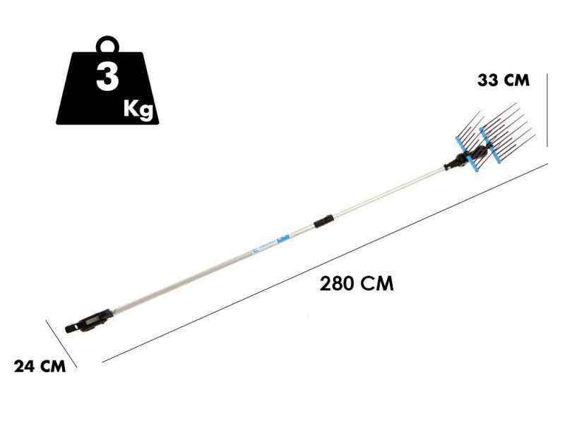 Campagnola Alice STAR ECO - Asta in alluminio da 150-220 cm - Abbacchiatore elettrico