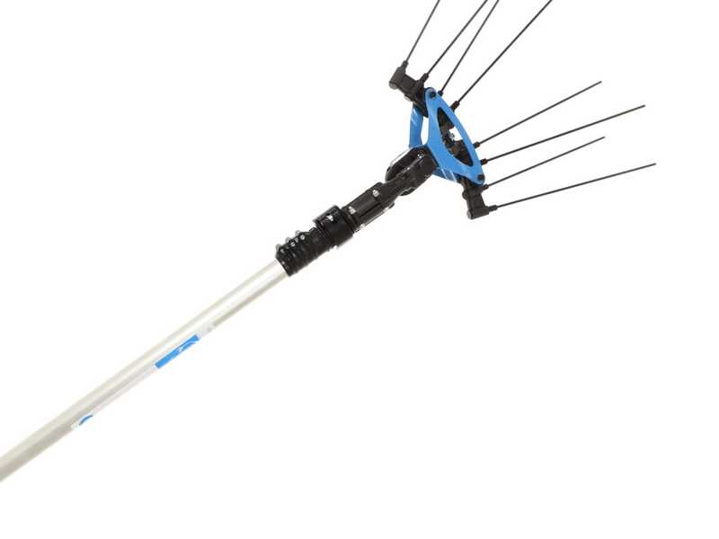 Campagnola Icarus V1 58 - Abbacchiatore elettrico a batteria tipo auto con cavo in dotazione - Asta telescopica in alluminio 150/220 cm