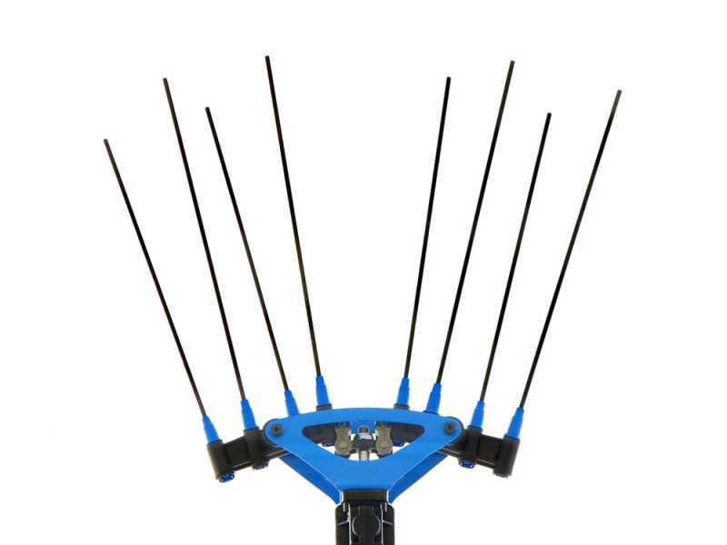 Campagnola Icarus V1 58 - Asta in carbonio da 185-270 cm  - Abbacchiatore elettrico- Batteria a zaino inclusa