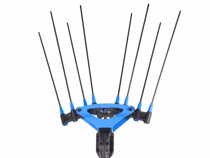 Campagnola Icarus V1 58 - Asta in carbonio da 185-270 cm  - Abbacchiatore elettrico- Batteria a zaino inclusa