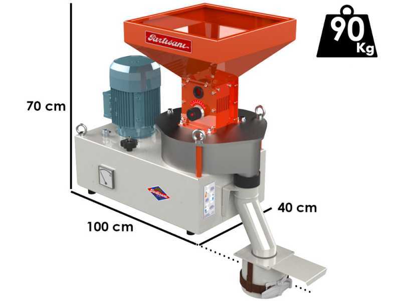 Partisani MB250S - Mulino elettrico a pietra - Monofase 1800W