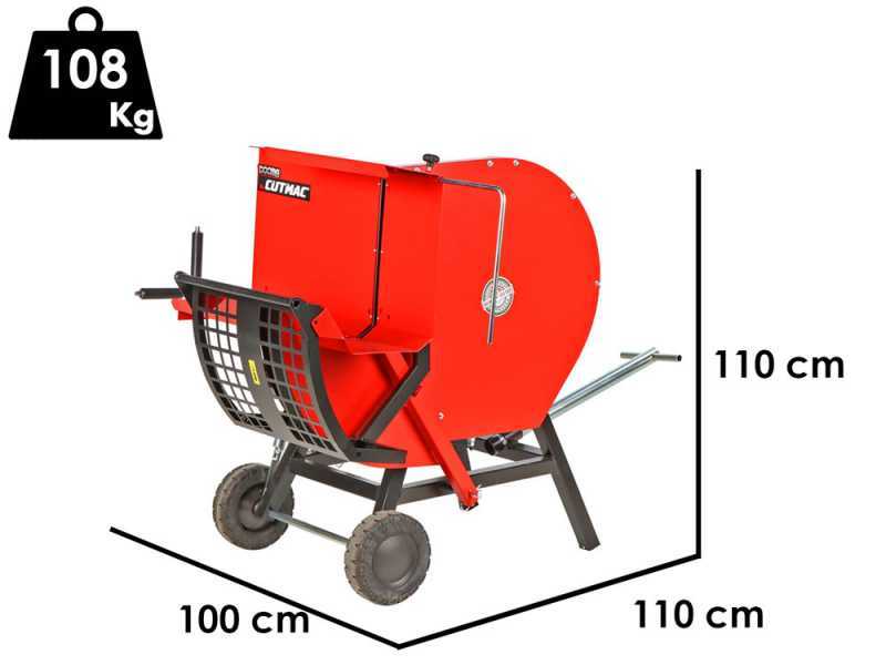 Docma Cutmac TT600 - Tagliatronchi elettrico - Sega circolare professionale a cavalletto trifase