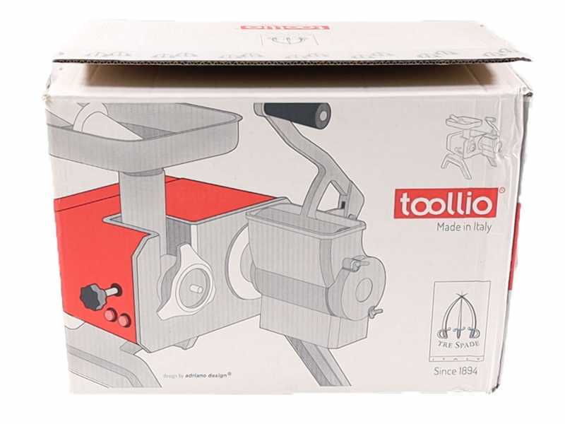 Tre Spade Toollio F95002/G - Tritacarne elettrico con grattugia - 750W - trifase