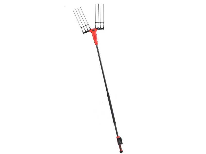 Blue Bird Olimpo 23-56 - Abbacchiatore a batteria - Asta fissa 240 cm - 21V 5Ah