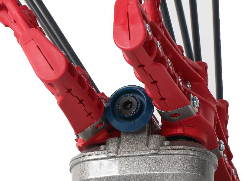 Lisam Swing 36V - Abbacchiatore Elettrico a batteria - Con 8 + 8 denti in carbonio - Asta Telescopica - 220-300 cm