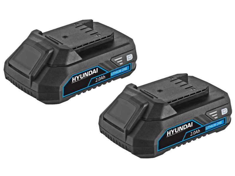 Hyundai LGB777-5 - Soffiatore aspiratore a batteria - 2 batterie da 20V 2Ah