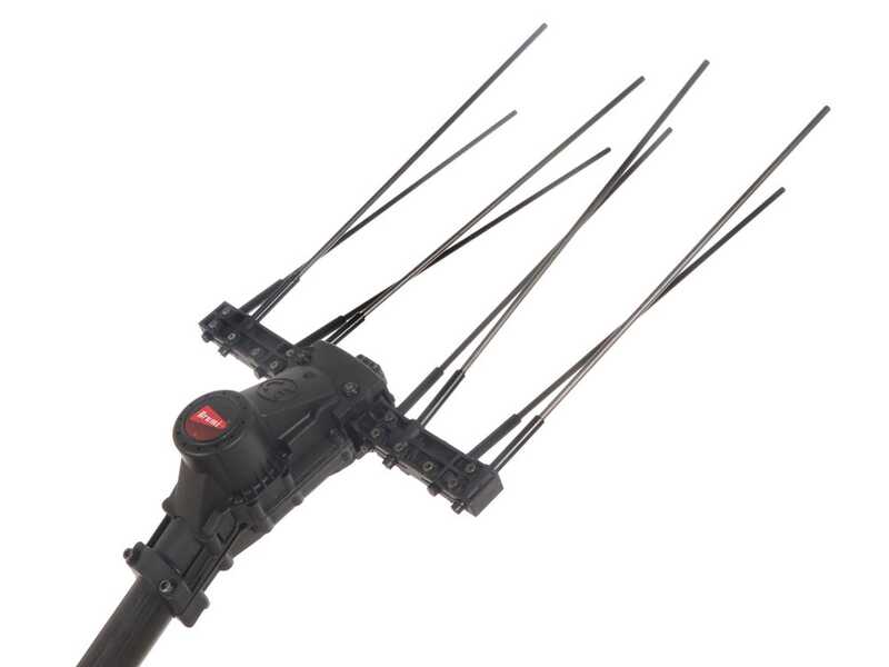 Brumi Ghibli 12V - Abbacchiatore elettrico a batteria a zaino 12V 44Ah - Asta fissa 235 cm
