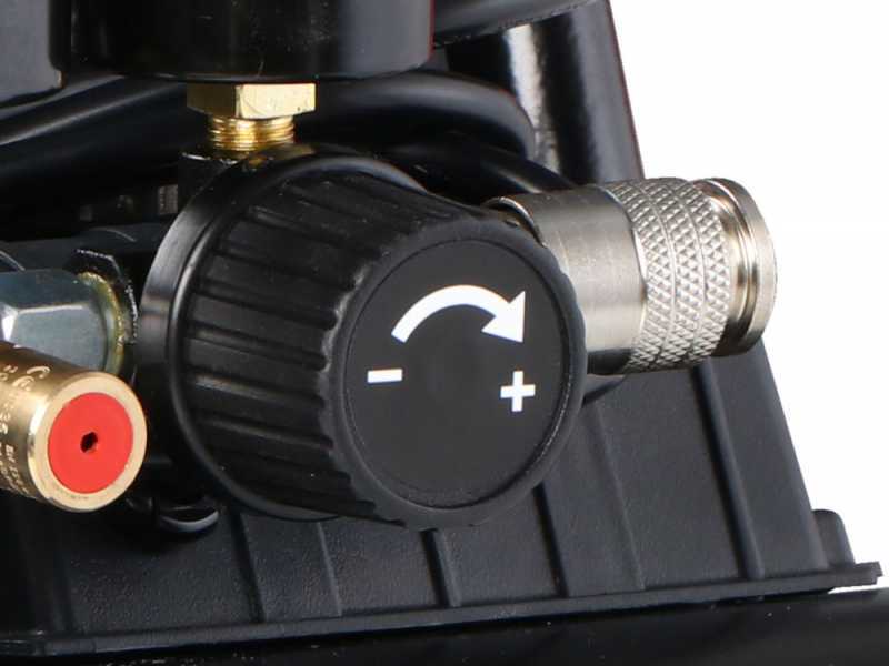 FIAC SUPERSILENT 6/1 - Compressore aria elettrico portatile monofase silenziato, oil-less - Motore 1 HP - 6 lt