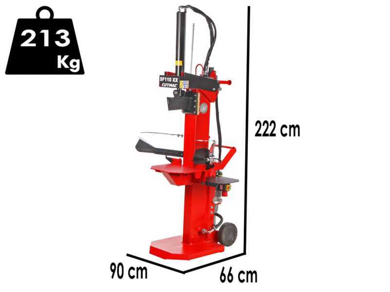 Docma SF110 Rapid 380/4 XX - Spaccalegna elettrico - Verticale - 400V