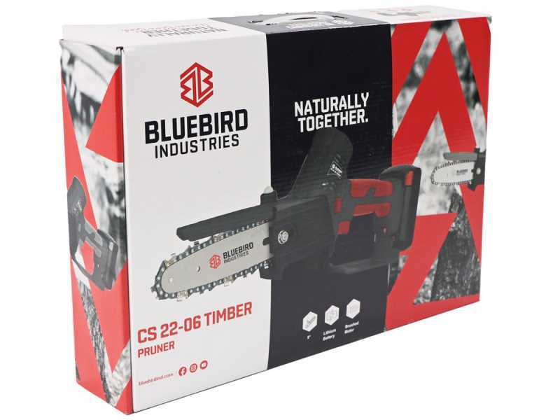 Blue Bird CS 22-06 TIMBER - Potatore manuale elettrico a batteria - Batteria 21V 2.5Ah