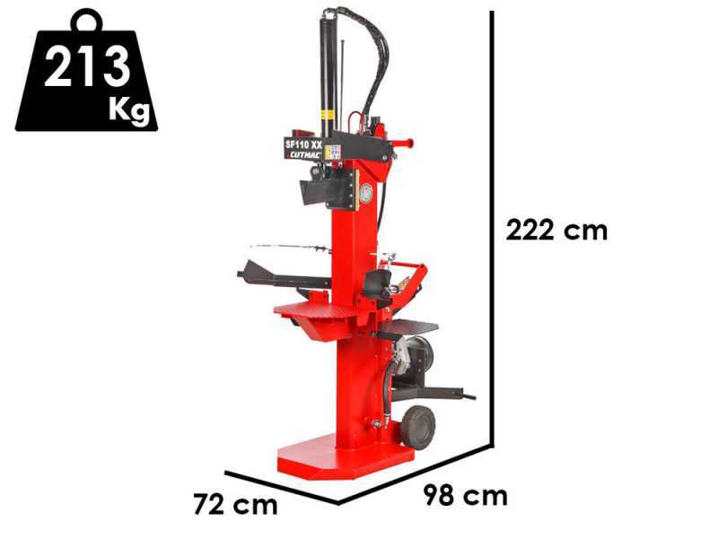 Docma SF110 PTO XX - Spaccalegna a trattore - Verticale