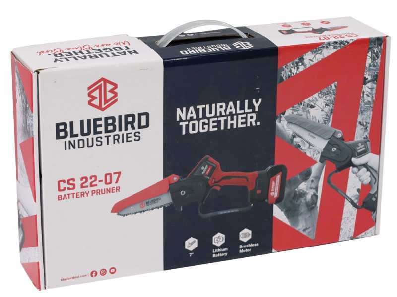 Blue Bird CS 22-07 - Potatore manuale elettrico a batteria - 21V 5Ah