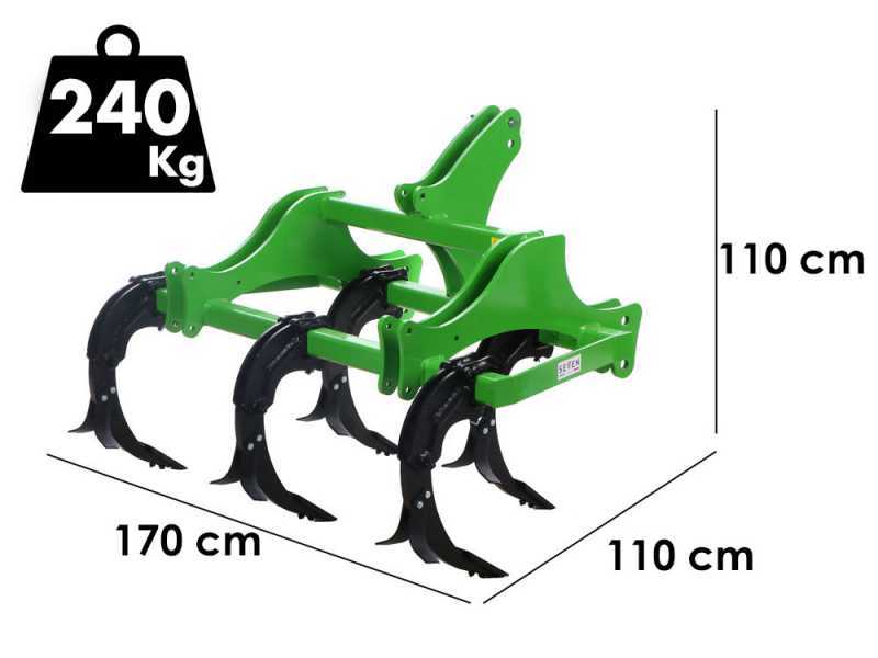 Seven Italy RT5_Compak - Ripuntatore 5 Elementi 170 cm