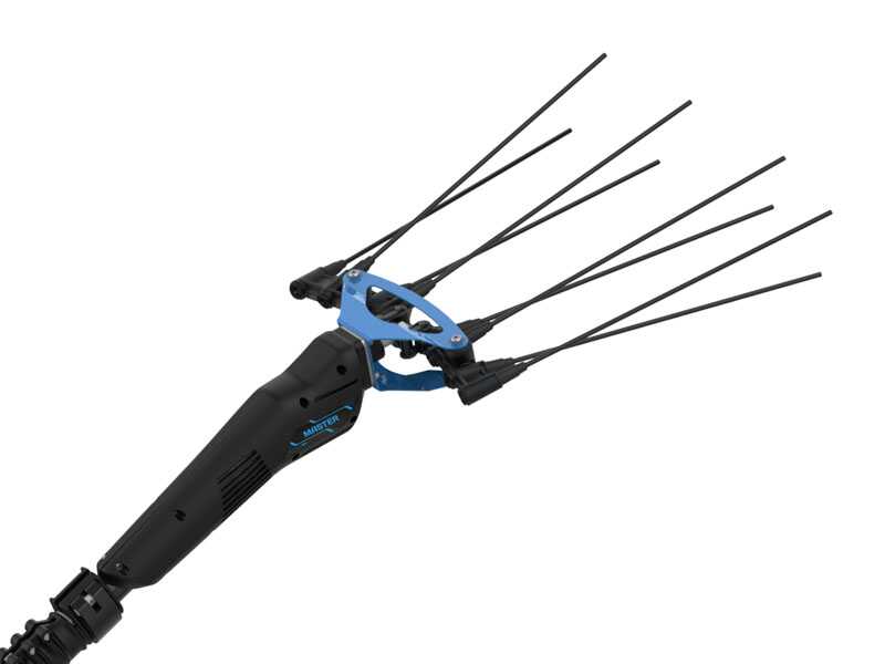 Campagnola Master - Asta in Carbonio e alluminio - 323 - 253 cm - Abbacchiatore elettrico a batteria