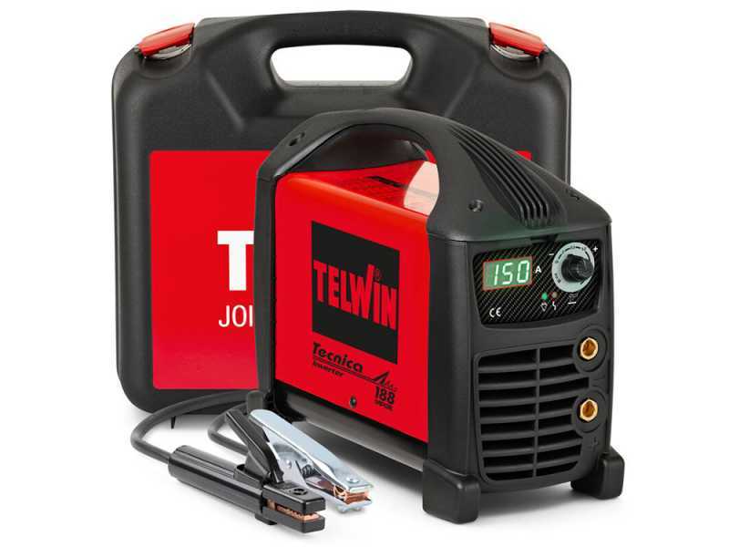 Telwin Tecnica 188 MPGE - Saldatrice Inverter (MMA, TIG) + Valigetta, corrente continua (DC)