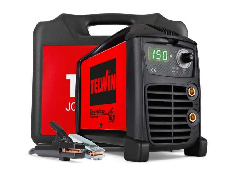 Telwin Tecnica 188 MPGE - Saldatrice Inverter (MMA, TIG) + Valigetta, corrente continua (DC)