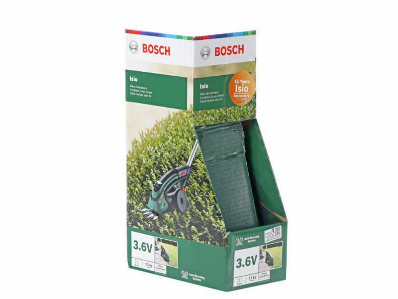 Bosch Isio - Forbice tagliaerba a batteria con asta - 3.6V 1.5Ah