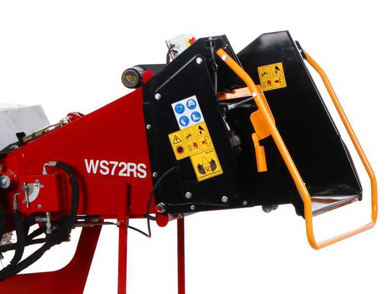 GeoTech-Pro WS72RS - Biotrituratore a trattore - Con rulli di trascinamento a controllo idraulico