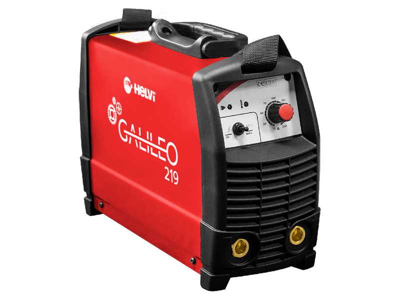 Helvi Galileo 219 - Saldatrice Inverter (MMA/TIG LIFT) + Borsa, corrente continua (DC)