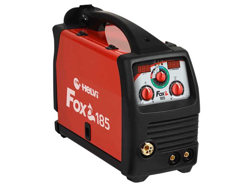 Helvi Fox  185 Flex-Line -  Saldatrice Inverter Multiprocesso (MIG-MAG/MMA/TIG LIFT), corrente continua (DC), MultiTensione PFC - NO GAS