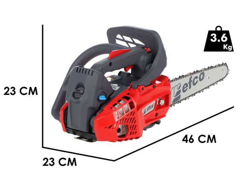 Efco MTTH 2400 - Motosega a scoppio da potatura - Lama carving da 25cm