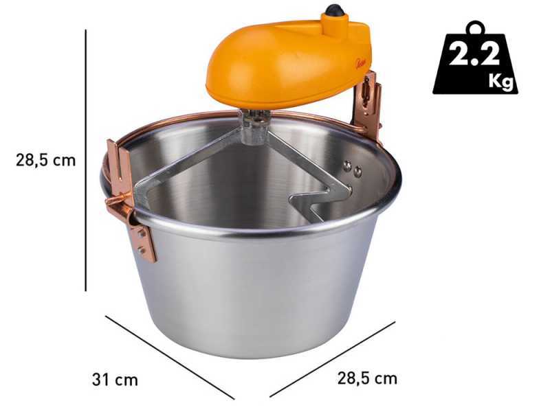 Ardes AR2481 POLENTINOX - Paiolo elettrico in acciaio inox - 3,5L - 15W