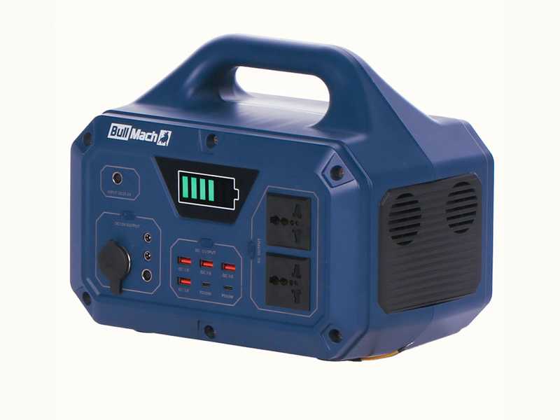 BullMach Elektron 500 - Power Station Portatile - 500W/499.5Wh 3.7V