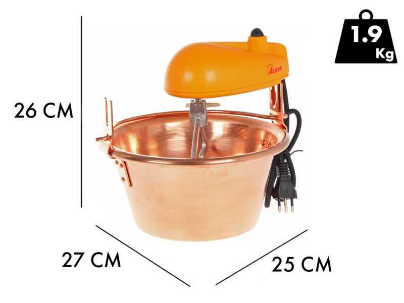 Ardes AR2440 - Paiolo elettrico in rame - 2L - 15W