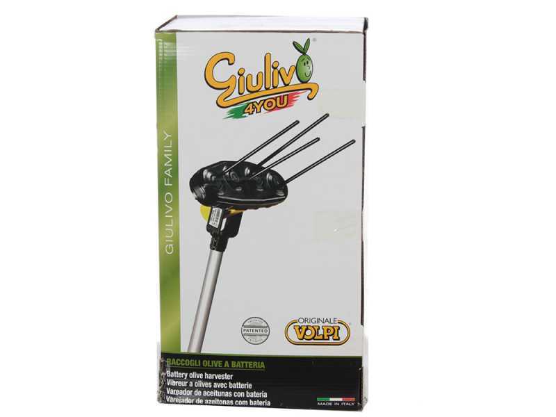 Volpi Giulivo 4YOU 706 - Abbacchiatore elettrico a batteria - scuotitore per olive su asta fissa