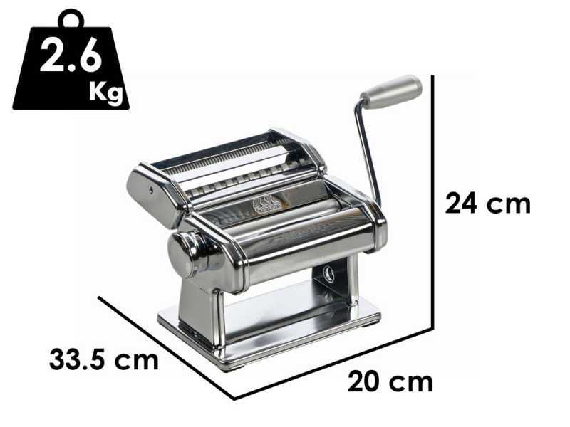 Marcato Atlas 150 Design - Macchina per la pasta manuale in Inox