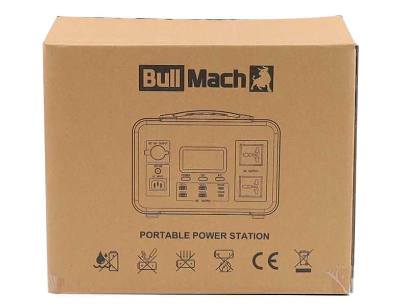 BullMach Elektron 1000 - Power Station Portatile -  1000W/1008Wh 3.2V