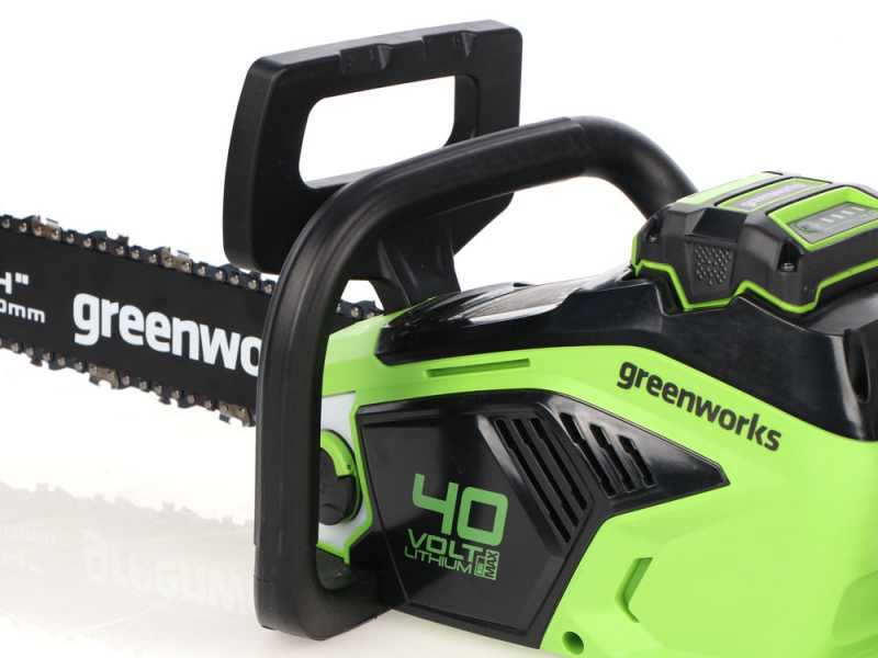 Greenworks GD40CS15K4 - Elettrosega a batteria - Barra 35 cm - 40V 4Ah
