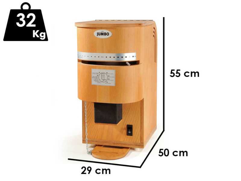 Komo JUMBO - Mulino per farina a pietra in faggio multiplex - 750W