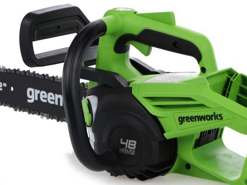 Greenworks GD48TCS - Elettrosega a batteria - 48V - Lama da 30cm - SENZA BATTERIE E CARICABATTERIE