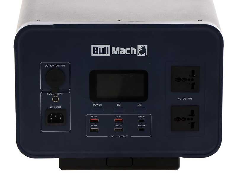 BullMach Elektron 3000 - Power Station Portatile - Carrellata - 3000w/2304Wh 3.2V