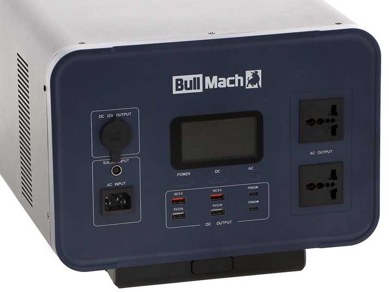 BullMach Elektron 3000 - Power Station Portatile - Carrellata - 3000w/2304Wh 3.2V