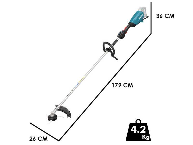 Makita UR017GZ - Decespugliatore a batteria - 40V - SENZA BATTERIE E CARICABATTERIE