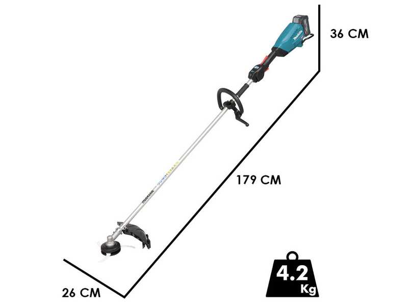 Makita UR017G - Decespugliatore a batteria - 40V - 4Ah