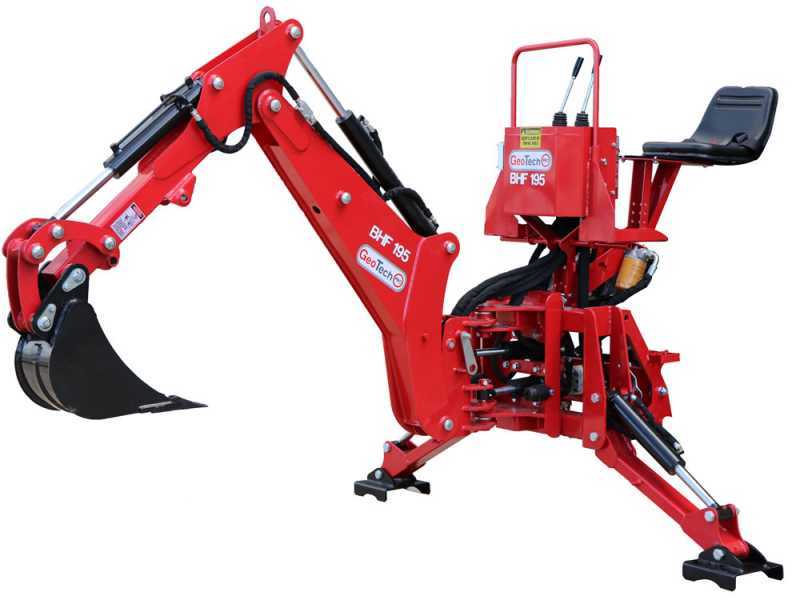 GeoTech-Pro BHF 195 - Retroescavatore per trattore fisso